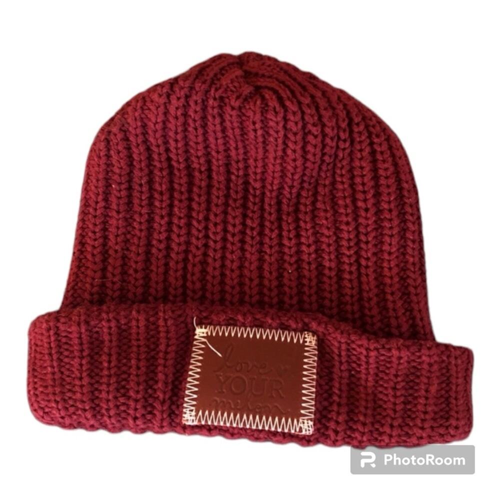 Love Your Melon Toddler Hat Burgundy